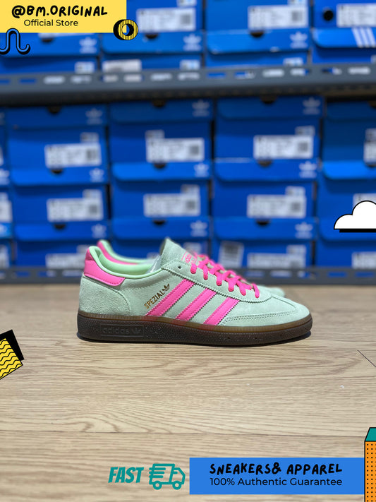 Adidas Spezial Handball Semi Green Spark Lucid Pink Gum IH7498