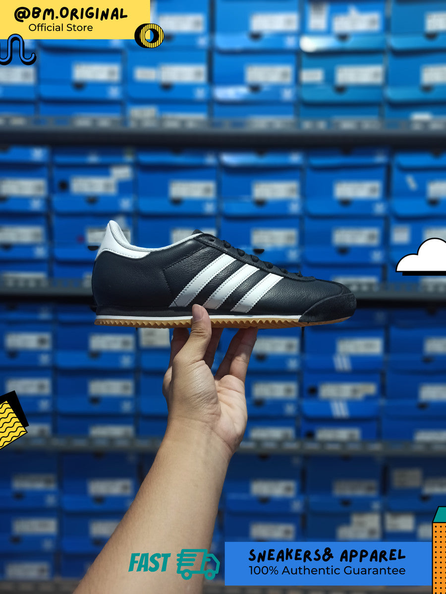 Adidas Kick 74 Core Black Chalk White Gum IG8951 – BM STORE