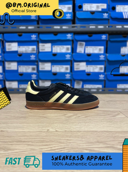 Adidas Gazelle Indoor Core Black Almost Yellow Gum IG4999