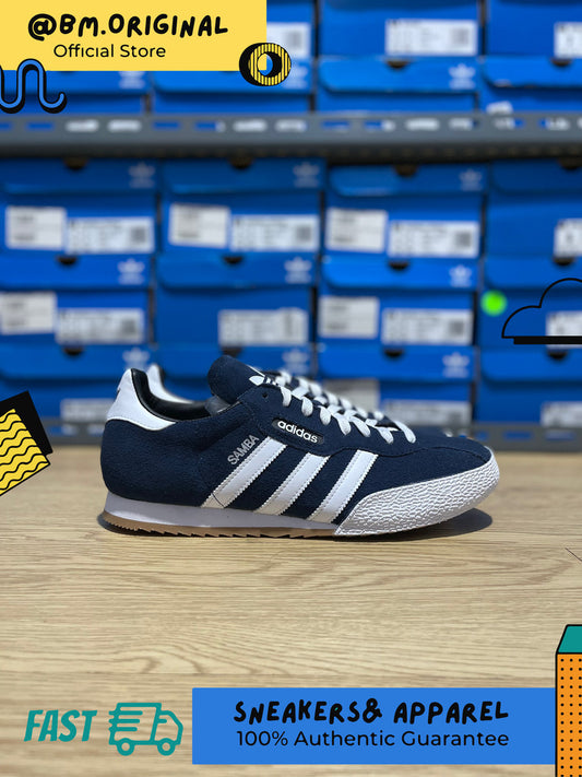 Adidas Samba Super Navy White Suede ORIGINAL 019332
