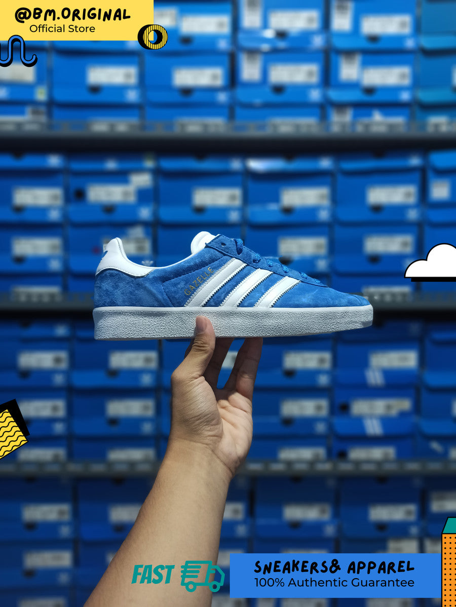 Adidas Gazelle 85 Bluebird White ORIGINAL FZ5593 – BM STORE ORIGINAL  FOOTWEAR