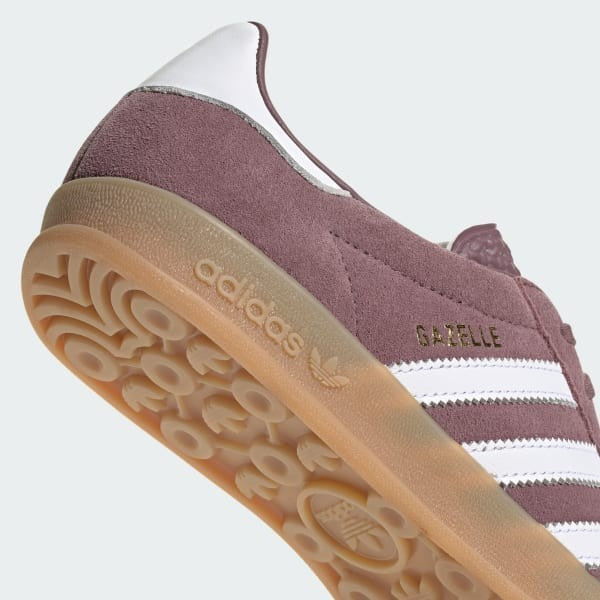 Adidas Gazelle Indoor Shadow Fig Cloud White Gum IH5483