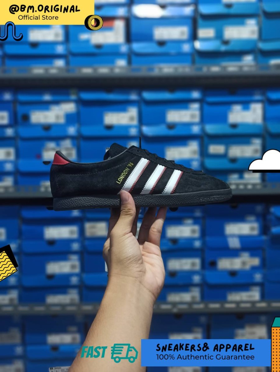 Adidas LONDON 96 Core Black Cloud White IH4773 – BM STORE ORIGINAL