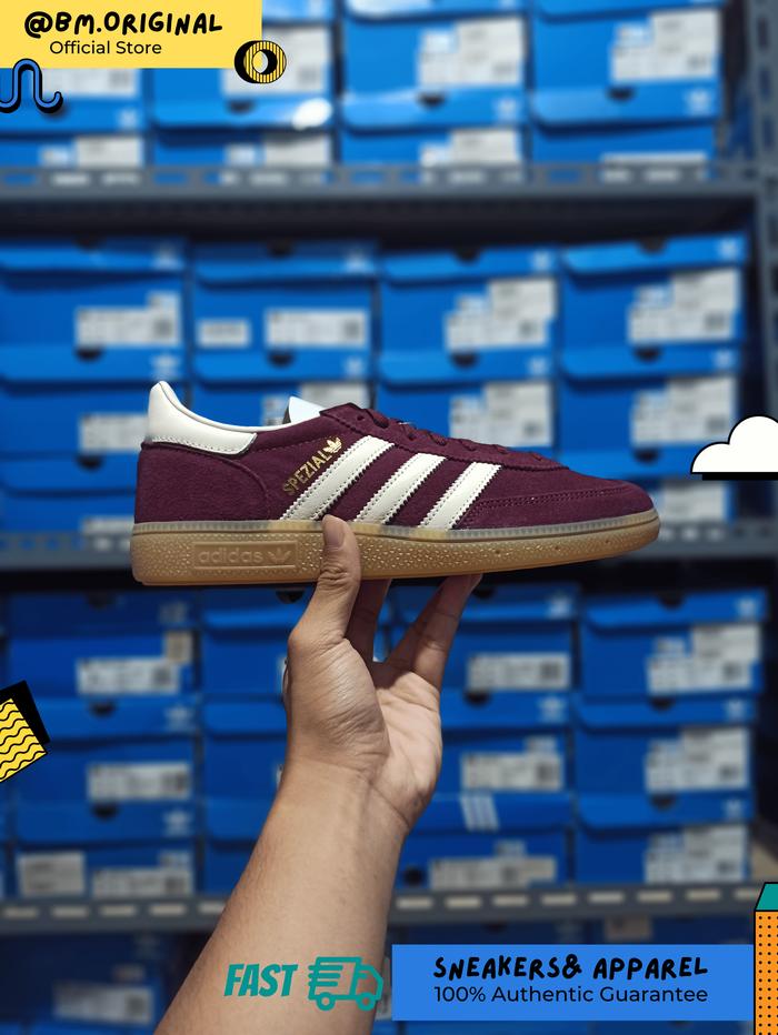 Adidas Spezial Handball Maroon Cream White Gold Metallic JP8726 – BM STORE  ORIGINAL FOOTWEAR