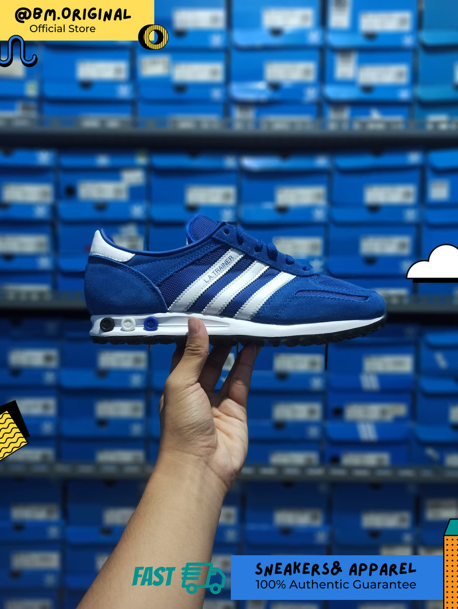 Adidas LA Trainer Blue White IF8423 – BM STORE ORIGINAL FOOTWEAR - Main Image
