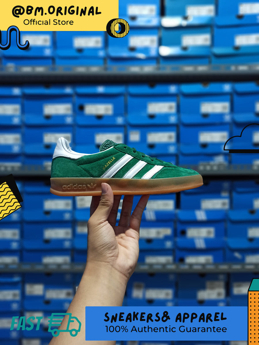 adidas gazelle silver green womens Adidas Gazelle Indoor Green Collegiate Green Cloud White Gum IG1596 – BM  STORE ORIGINAL FOOTWEAR