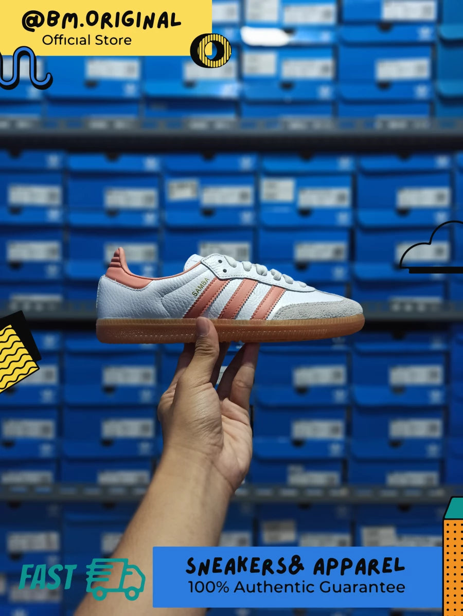 Adidas Samba OG White Wonder Clay Crystal White IG5932 – BM STORE ORIGINAL  FOOTWEAR