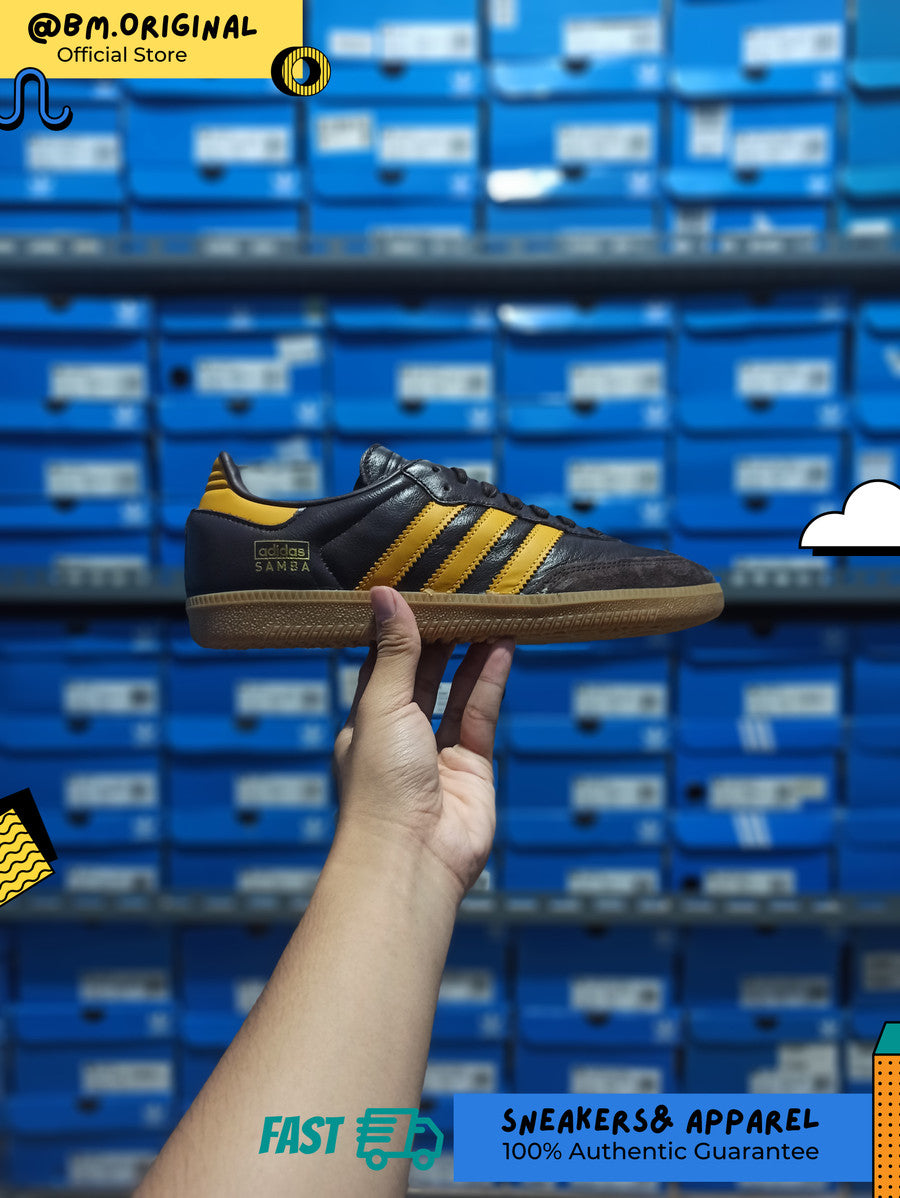 Adidas Samba OG Dark Brown Preloved Yellow Gum IG6174 – BM STORE ORIGINAL  FOOTWEAR