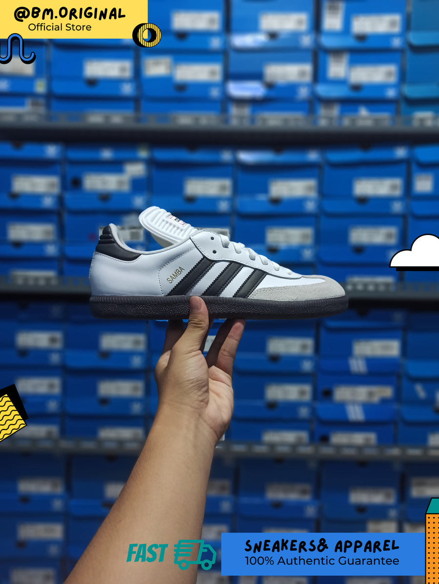 Adidas Samba Classic White Black Cloud White Black ORIGINAL 772109 BM STORE ORIGINAL FOOTWEAR Adidas Samba Classic White Black Cloud White Black ORIGINAL 772109 BM STORE ORIGINAL FOOTWEAR