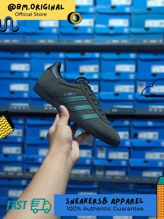 Adidas Gazelle OG Gray Aqua Black Exclusive ORIGINAL