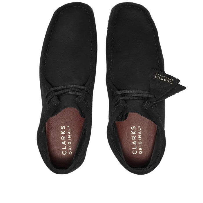 CLARKS ORIGINALS WALLABEE BOOT BLACK SUEDE