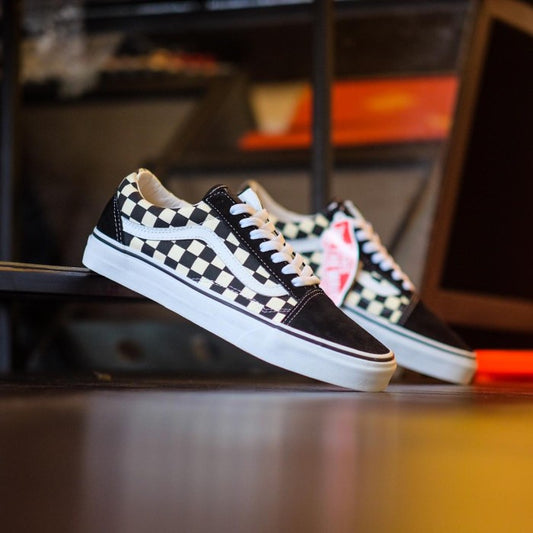 Vans Oldskool Primary Checkerboard Black White ORIGINAL
