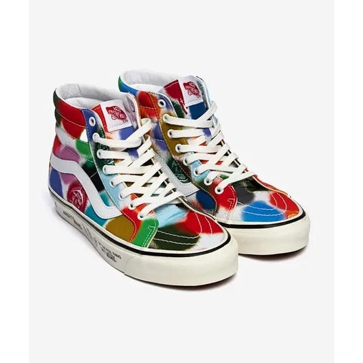 Vans Sk8-Hi 38 DX Spray Spots Marshmallow ORIGINAL VN0A38GF9XQ