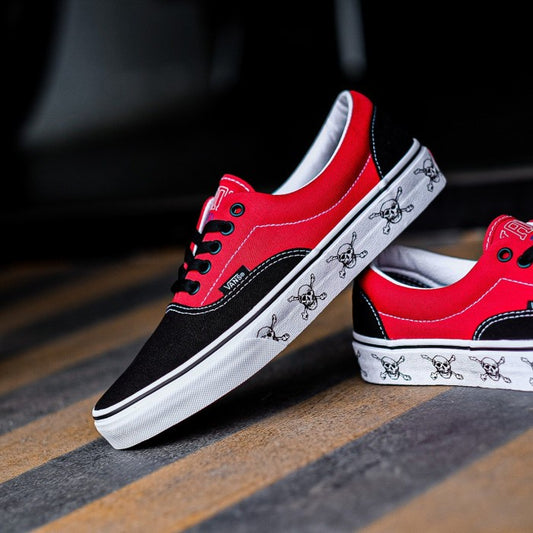 Vans Era New Varsity Black / High Risk Red ORIGINAL