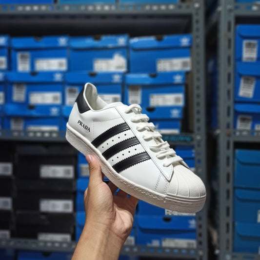 Adidas Superstar x Prada White Black FW6680