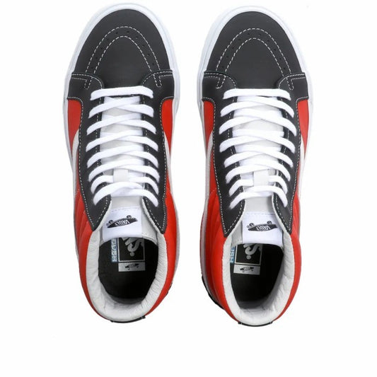 VANS VAULT UA SK8-HI REISSUE LX BLACK, ORANGE WHITE VN0A4BVHA0G