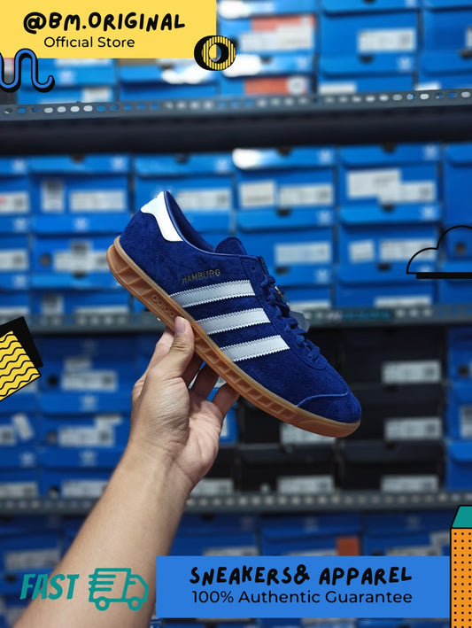 Adidas HAMBURG Victory Blue Cloud White Gum ORIGINAL H01786