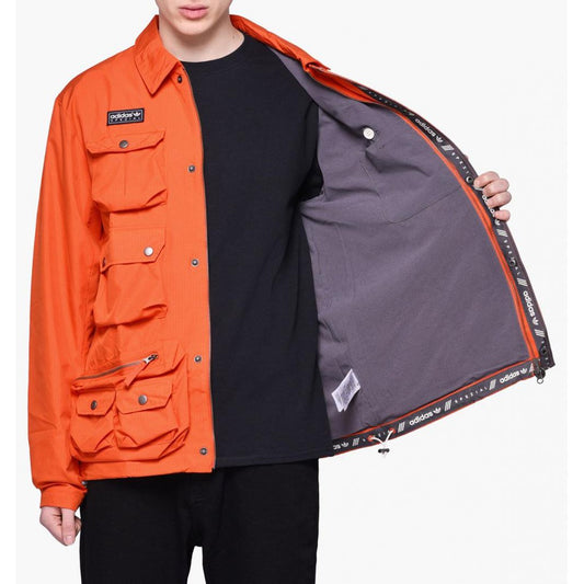 Adidas Wardour SPZL Military Jacket Collegiate Orange ORIGINAL DY5862
