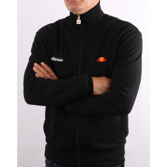 ELLESSE CASUAL TRACK TOP BLACK 80s Casual ORIGINAL