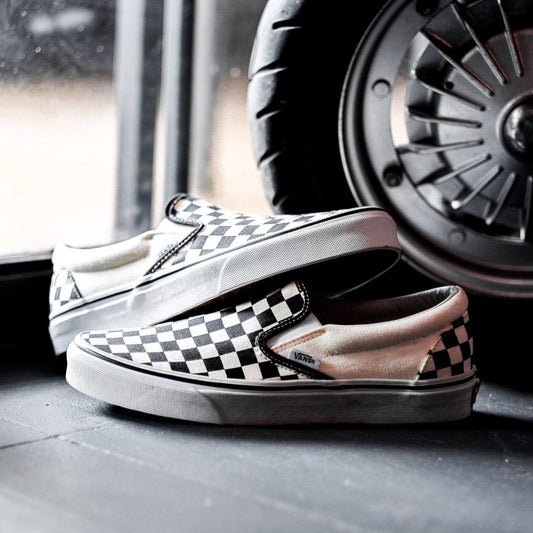 Vans Slip On Classic Checkerboard Black White ORIGINAL