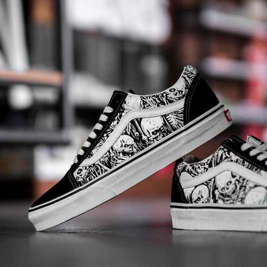 Vans Oldskool Forgotten Bones Black White ORIGINAL