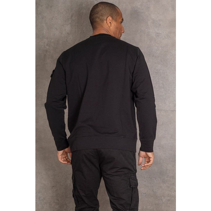 Stone Island Sweatshirt Ghost Badge Tone On Tone ORIGINAL 632F3