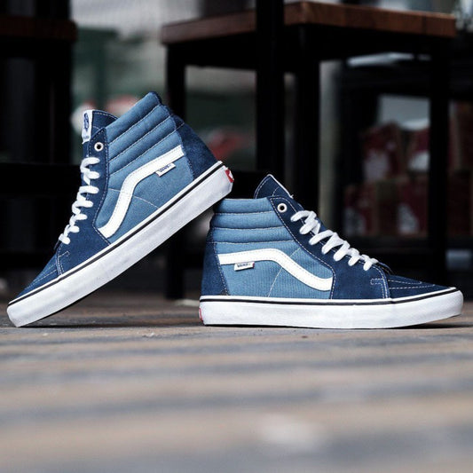 Vans Sk8 Hi Pro Navy White