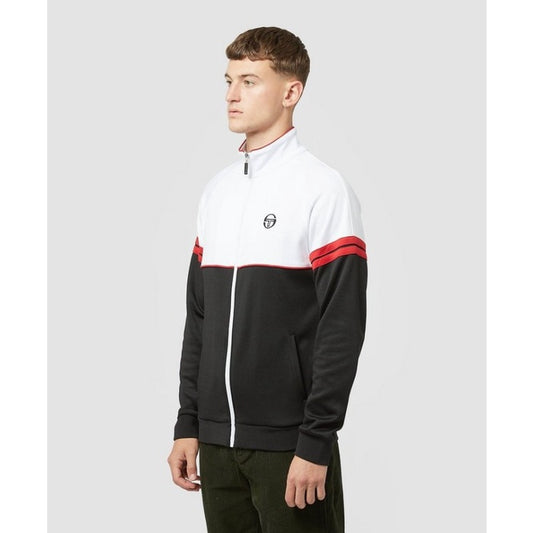 Sergio Tacchini Orion Tracktop White Black Red Exclusive ORIGINAL