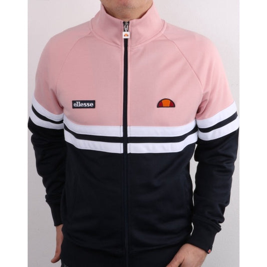 ELLESSE RIMINI TRACK TOP NAVY PINK 80s CASUAL ORIGINAL