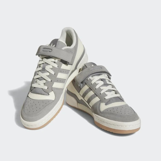 Adidas Forum Low Charcoal Solid Grey Cream White FZ6253