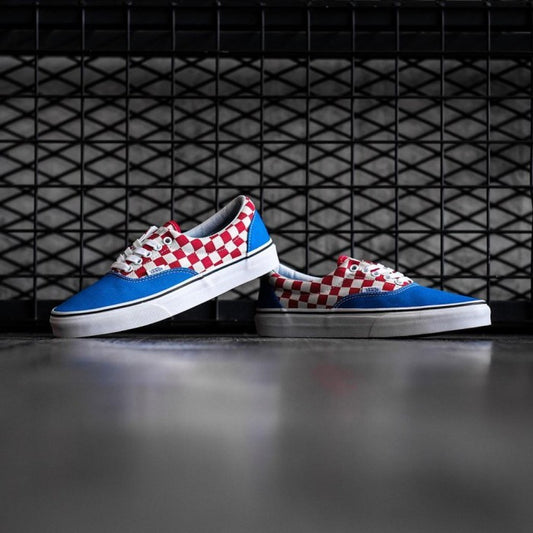 Vans Era Two Tone Checkerboard Imperial Blue True White