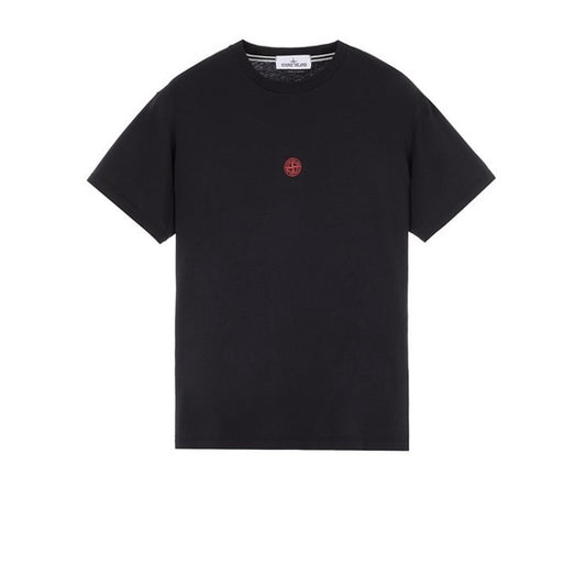 Stone Island 2NS97 30/1 T-shirt Cotton Jersey Black ORIGINAL