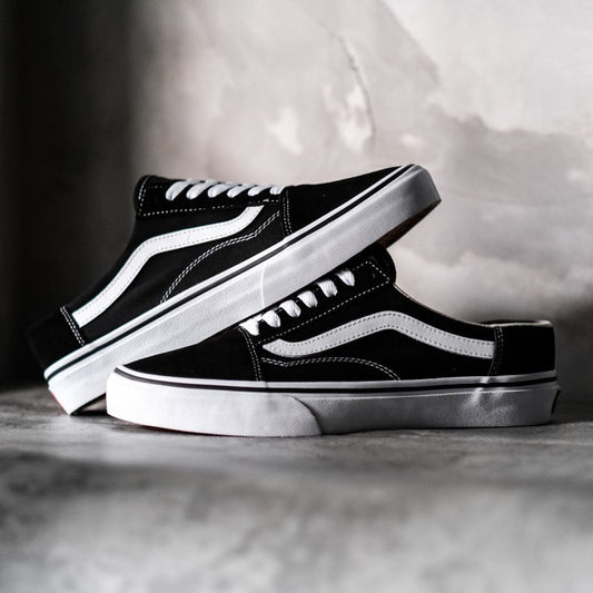 Vans Oldskool Mule Classic Black White ORIGINAL