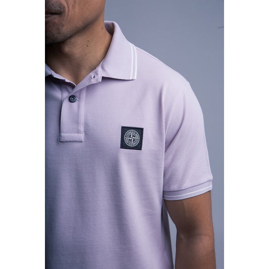 STONE ISLAND S/S POLO Rose Quartz ORIGINAL MO101522S18-V0086