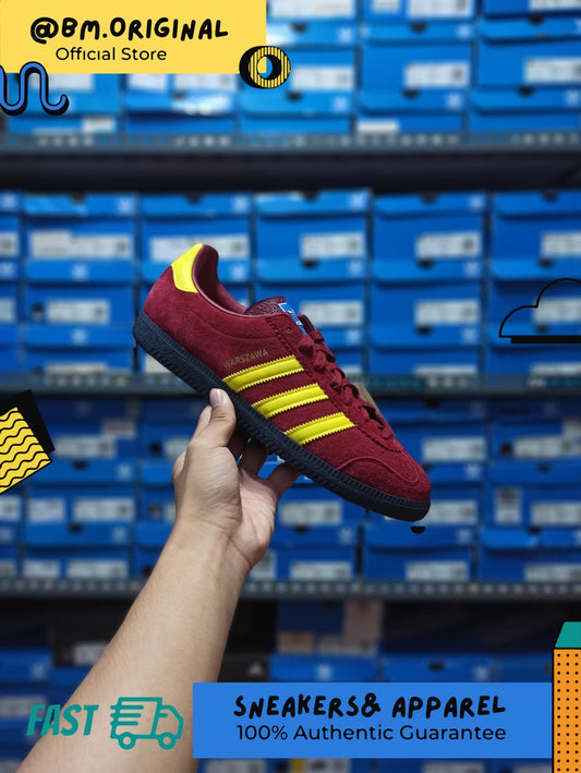 Adidas Warszawa SPZL Noble Maroon Bright Yellow ORIGINAL GX3819