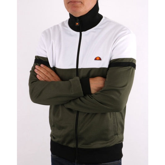 ELLESSE CARLOZ TRACK TOP DARK GREEN 80s Casual ORIGINAL