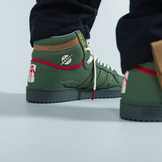Adidas x Star Wars Top Ten Hi Boba Fett Trace Green ORIGINAL FZ3465