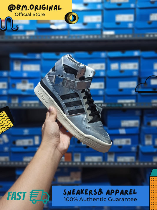 Adidas x ATMOS Forum 84 High Metallic Silver Black ORIGINAL GV6713