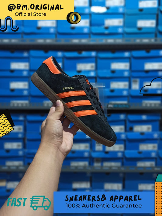 Adidas Brussel City Series Black Orange Gold ORIGINAL EE4915