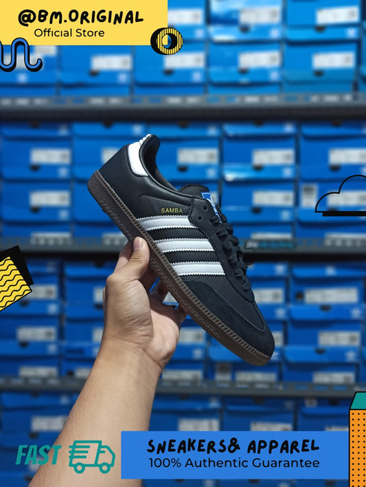 Adidas Samba OG Core Black Cloud White Gum B75807
