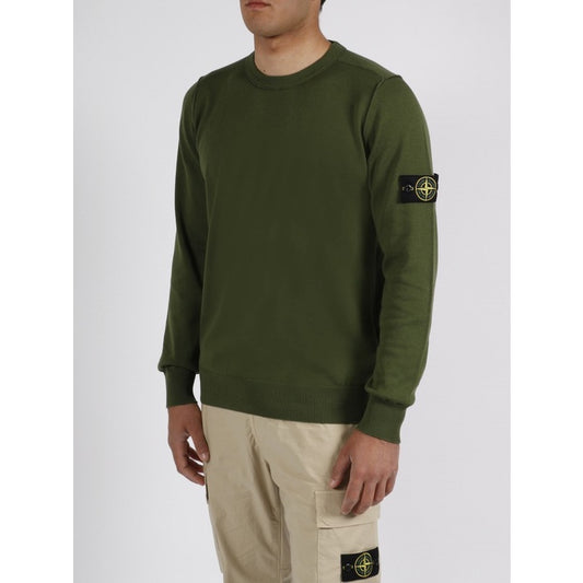 Stone Island Sweater Olive Green ORIGINAL 7615540B2 V0058