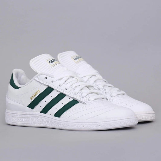 Adidas Busenitz Cloud White Green Skateboarding ORIGINAL H03346