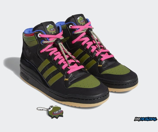 Adidas Hebru Brantley Forum Mid Black Tech Olive ORIGINAL GZ4396