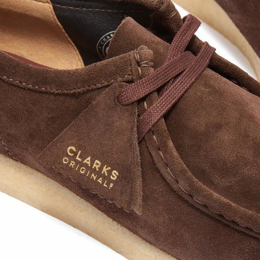 CLARKS ORIGINALS WALLABEE DARK BROWN SUEDE