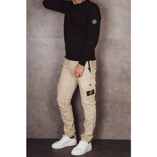 Stone Island 540B2 Crewneck Sweater Black ORIGINAL