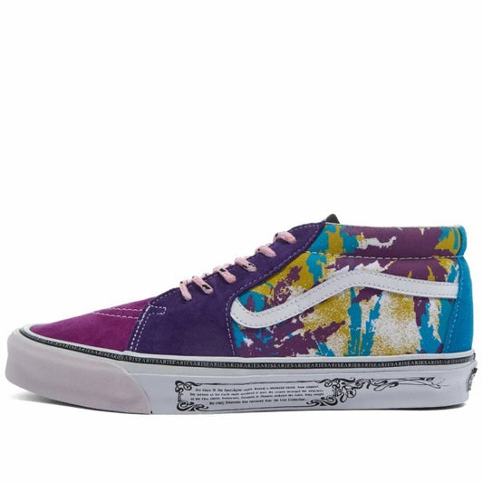 VANS VAULT X ARIES UA OG SK8-MID LXWEED BRIGHT ORIGINAL VN0A4BVC9X21