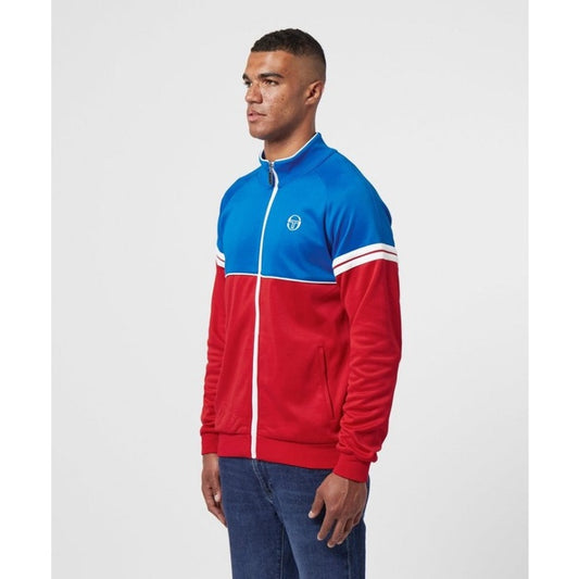 Sergio Tacchini Orion Track Top Blue Red White ORIGINAL