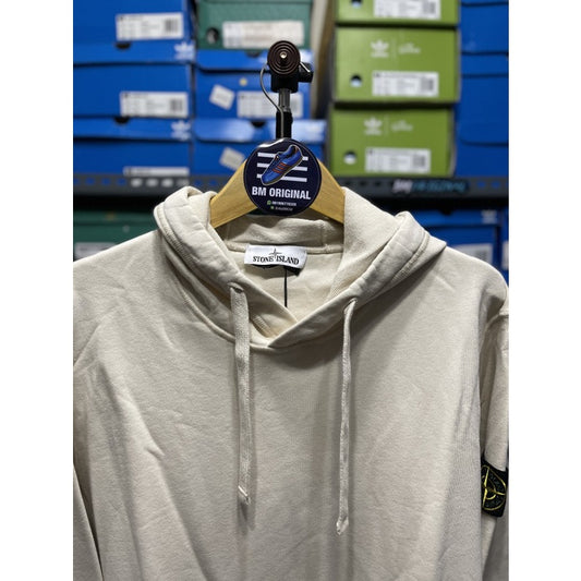 Stone Island Hooded Sweatshirt Ivory ORIGINAL 741564151 V0093