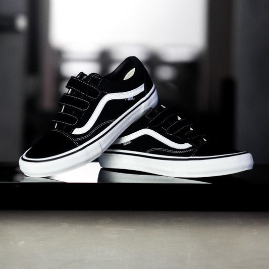 Vans Oldskool Pro Velcro Black White ORIGINAL