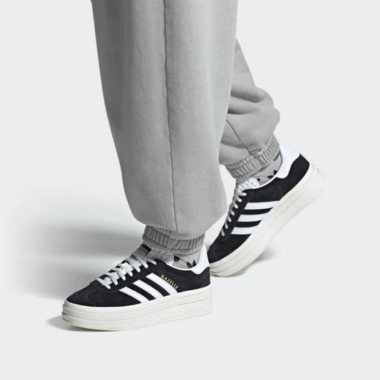 Adidas Gazelle Bold Core Black Cloud White Core White HQ6912